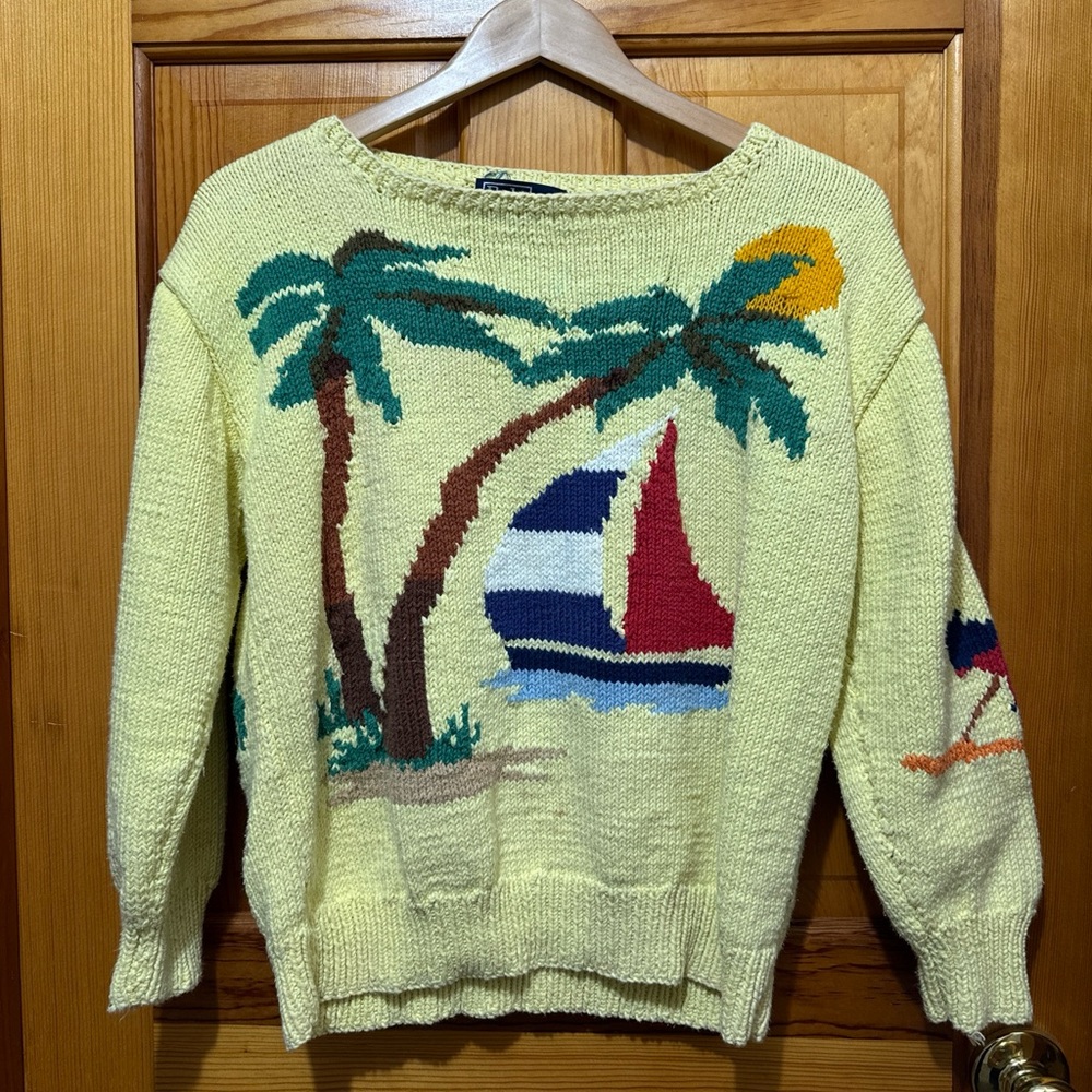 vintage polo sailing sweater